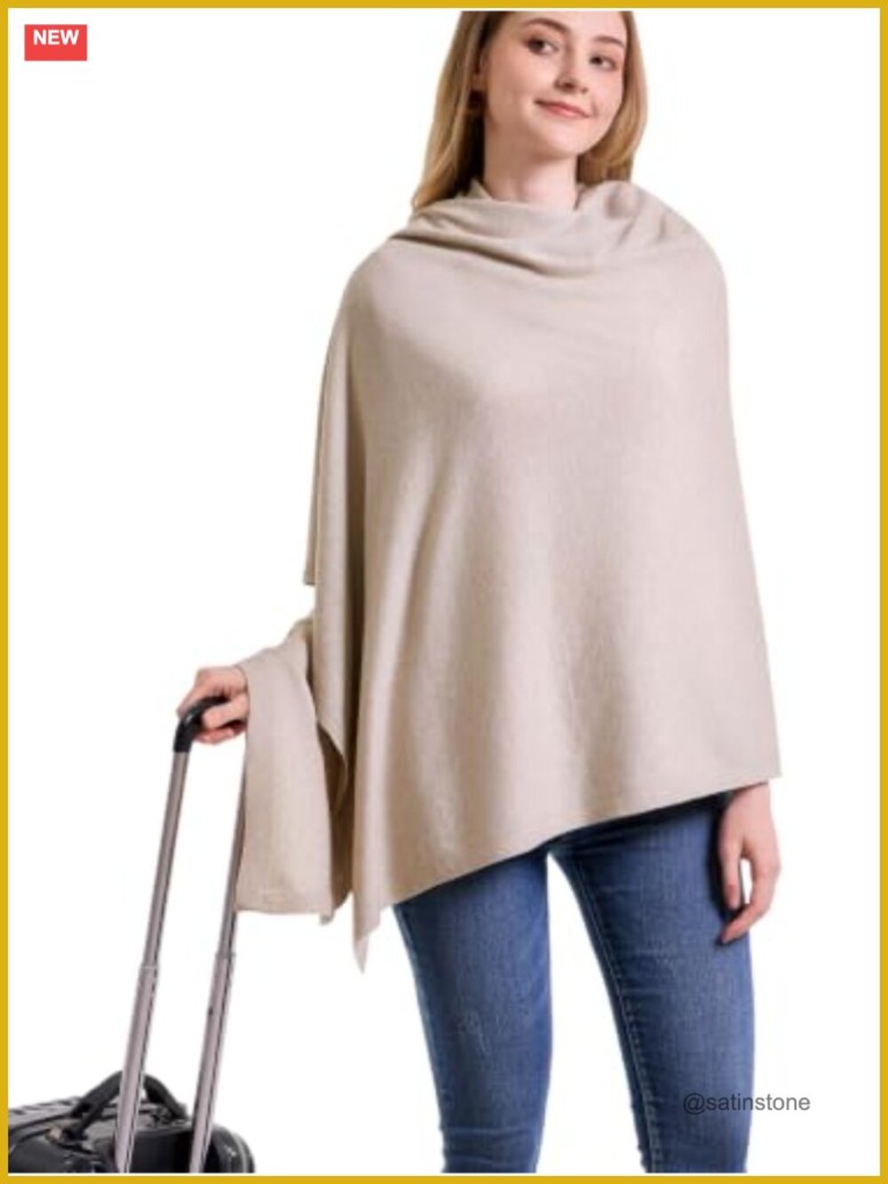 Soft Knit Travel Shawl Wrap Large Lightweight Machine Washable Pashmina Scarf